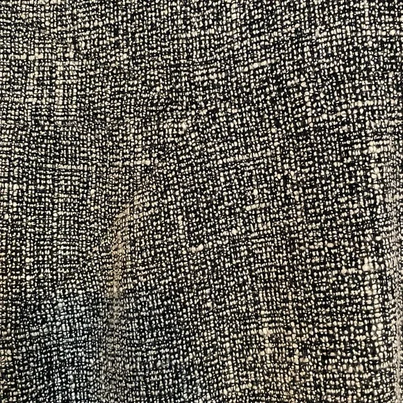 Dark Navy Blue and Off White tweed Banana Republic Petite Dress Size 0 - Picture 6 of 6